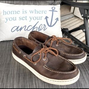 Brown Leather Sperry Shoes